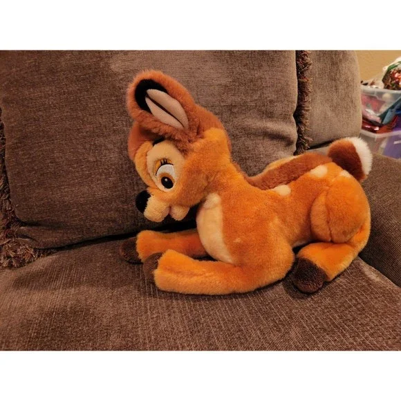 BAMBI Disney Store Plush Stuffed Animal Adorable Deer - Picture 3 of 6
